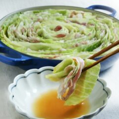 子供がやみつきに！！豚肉とキャベツのミルフィーユ鍋？