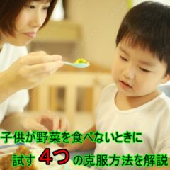 子供が野菜を食べないときに試すべき4つの克服方法を解説