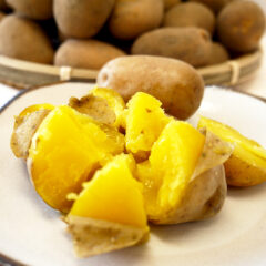 ☆さつまいもや栗のような甘さ「越冬熟成インカのめざめ」を紹介します